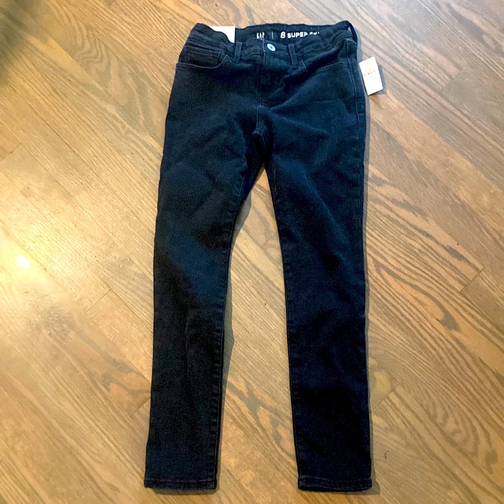 Gapkids skinny black jeans, unisex